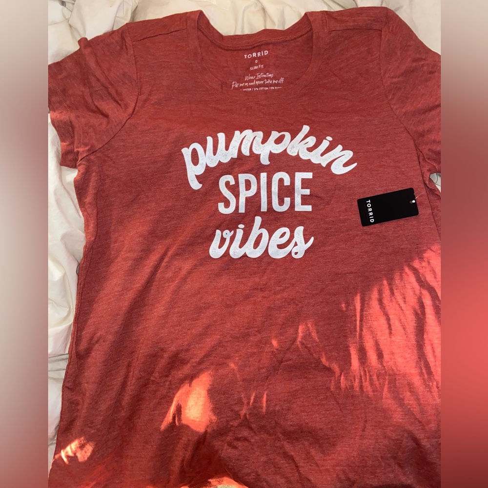 Pumpkin Spice Vibes Tshirt size 0/L